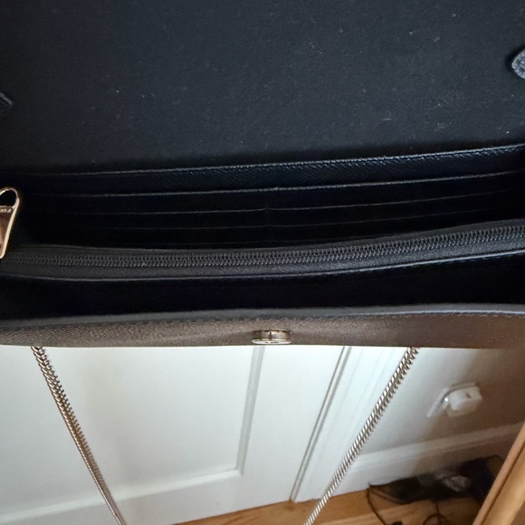 Furla Black Crossbody Bag with Gold Chain - Picture 3 of 3